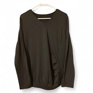 Elegant Black Women's Tunic Top